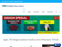 Tablet Screenshot of amu-indonesia.com